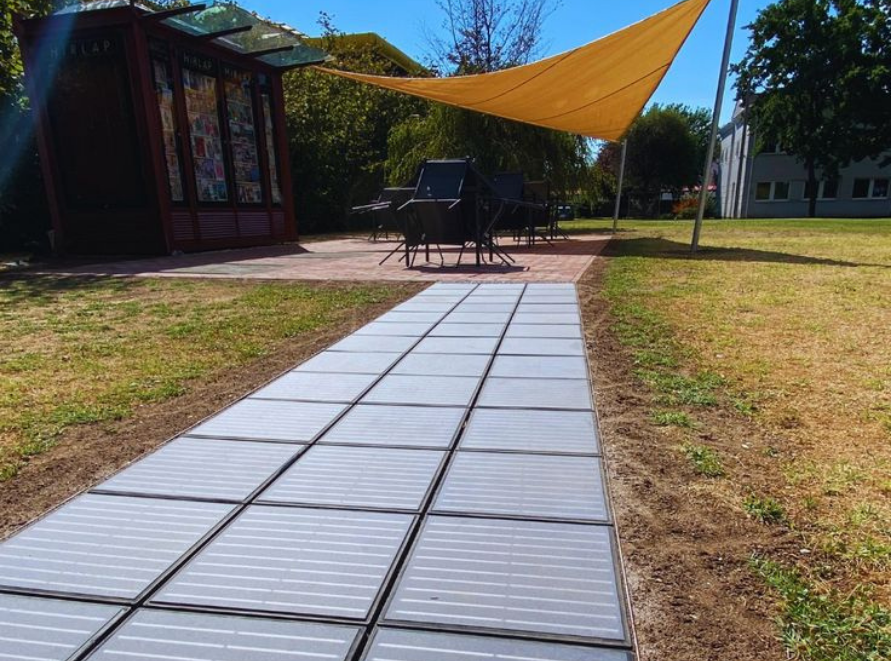 Solar paving example
